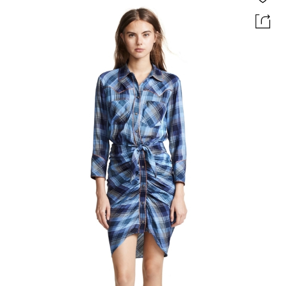 Veronica Beard Sierra Dress 2 Blue Copper